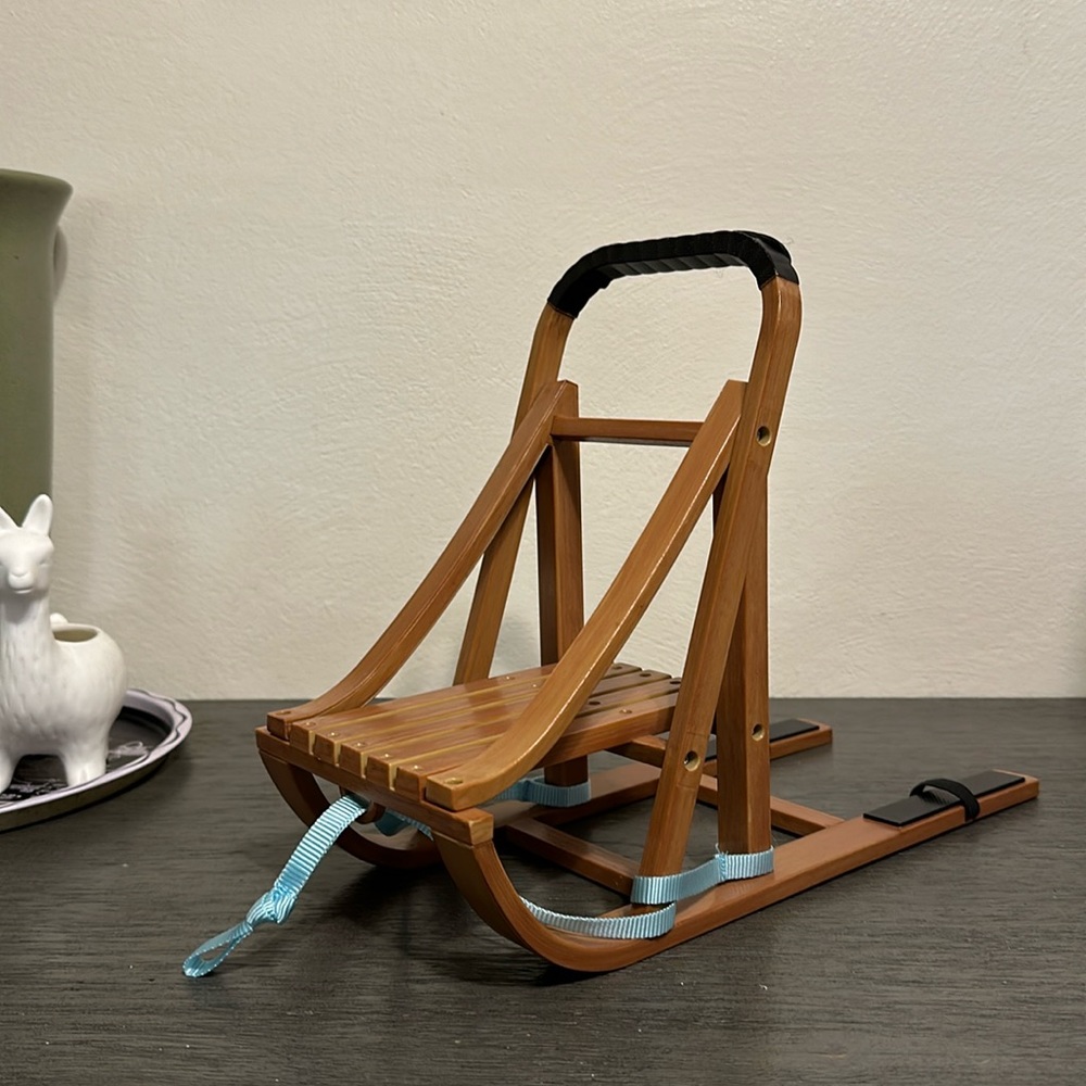 American Girl Doll Retired Dog Sled w/ Foot straps & Partial Harness